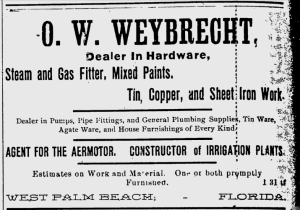 Weybrecht Hardware Ad - cropped